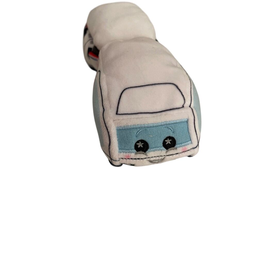 Disney Parks Wishables Tram Push Stuffed Toy Transportation Series White Red - Picture 7 of 7